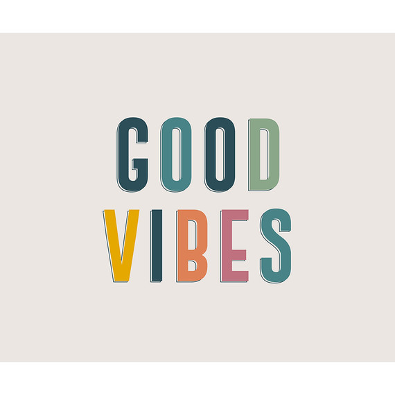 995x1195 Good Vibes Quote Nexus Wi-Fi Infrared Heating Panel 1200W - Electric Wall Panel Heater