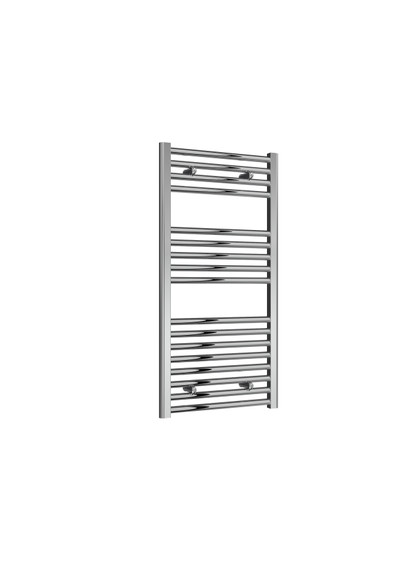 DIVA FLAT Bathroom Electric Heated Towel Rail with Standard Element in Chrome