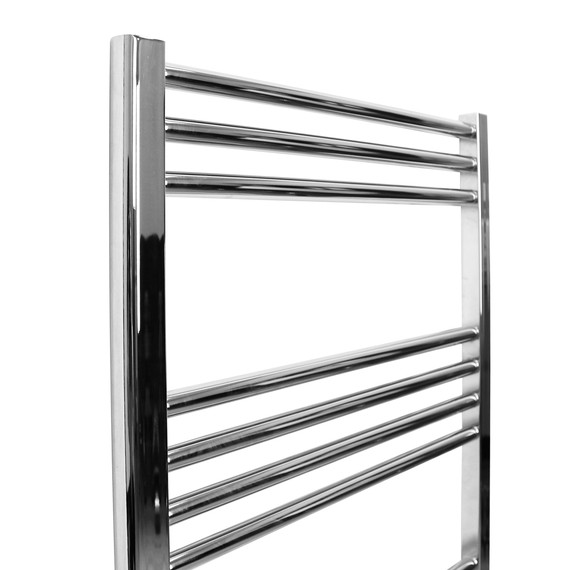 ECO-RAIL Electric Heated Towel Rail with WiFi Enabled Smart Heating Element in Chrome (Choice Of Size)