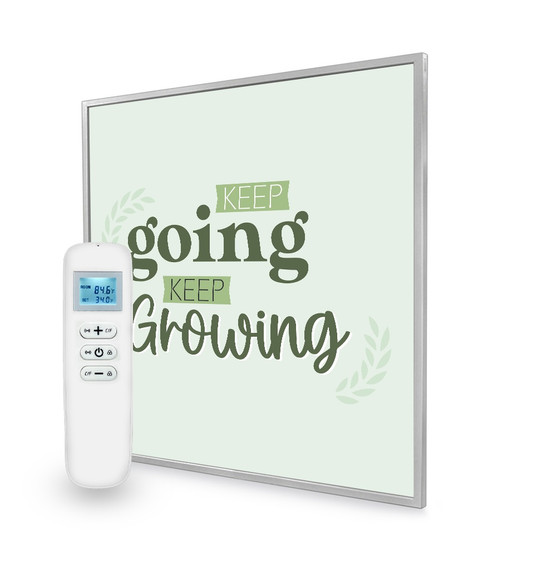 595x595 Keep Going Keep Growing Quote Nexus Wi-Fi Infrared Heating Panel 350W - Electric Wall Panel Heater