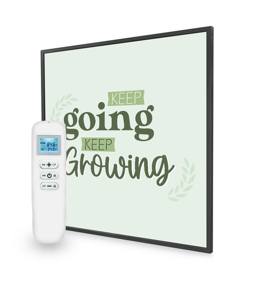 595x595 Keep Going Keep Growing Quote Nexus Wi-Fi Infrared Heating Panel 350W - Electric Wall Panel Heater