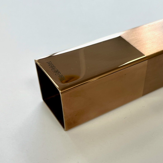 AEON ECONOX Electric Heated Towel Rail with Mobus Element in Rose Gold Polished