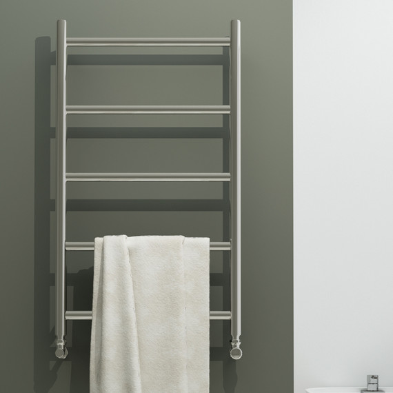AEON ECONOX Electric Heated Towel Rail with Mobus Element in Rose Gold Polished