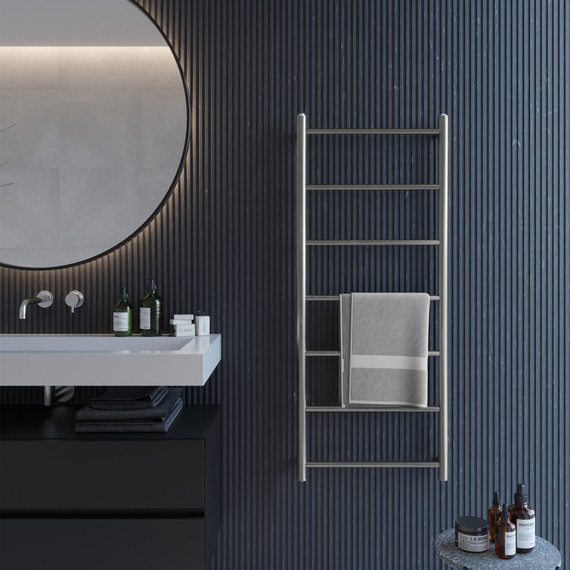 AEON ECONOX Electric Heated Towel Rail with Mobus Element in Rose Gold Polished