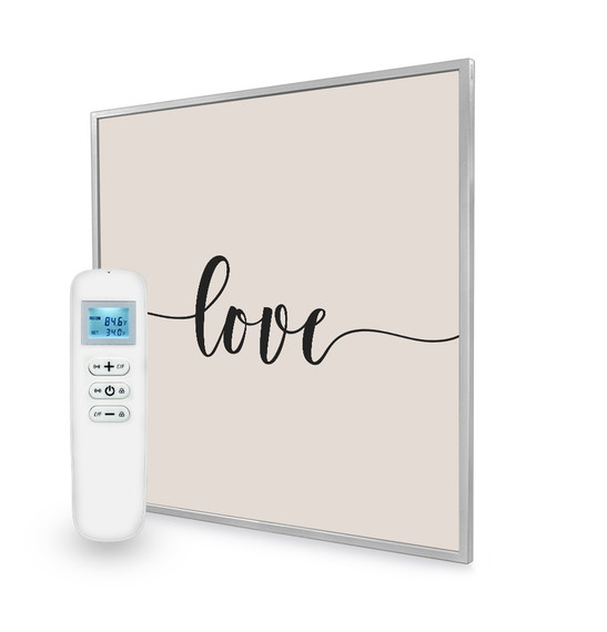 595x595 Love Quote Nexus Wi-Fi Infrared Heating Panel 350W - Electric Wall Panel Heater