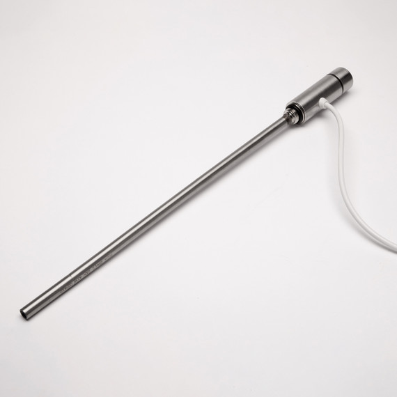 VERA Electric Heated Towel Rail with Standard Element in Rose Gold Matt