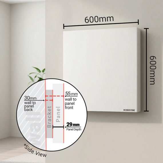 Mirrorstone 450W Prime Infrared Heating Panel