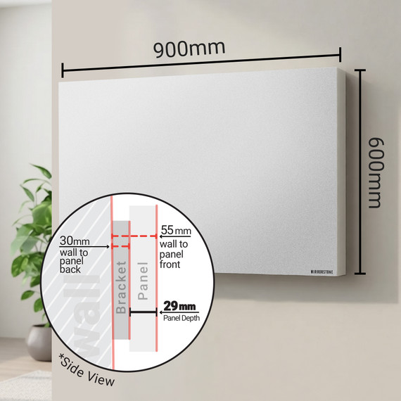 Mirrorstone 700W Prime Infrared Heating Panel