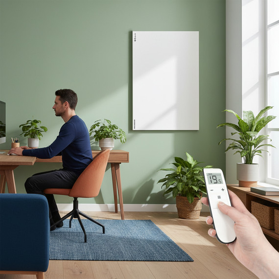 Mirrorstone 700W Pro Infrared Heating Panel With Remote