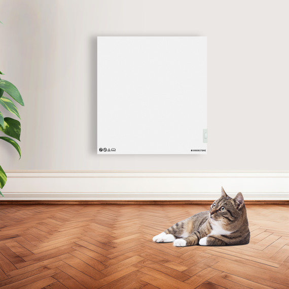 Mirrorstone 600W Air Infrared + Convection Heating Panel With Manual Thermostat