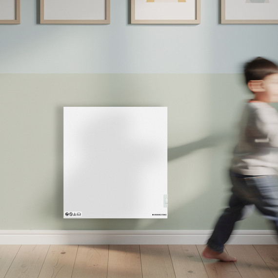 Mirrorstone 600W Air Infrared + Convection Heating Panel With Manual Thermostat