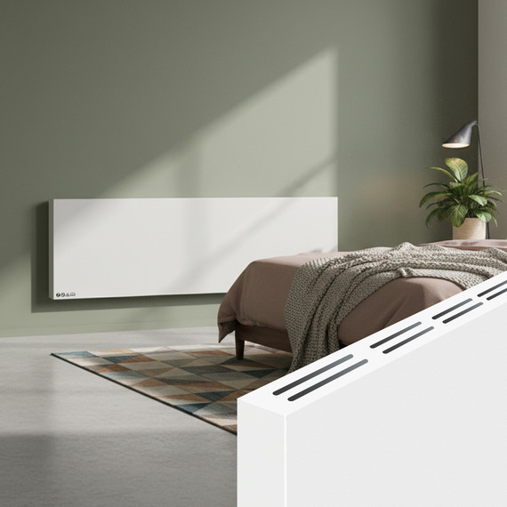Mirrorstone 1400W Air Infrared + Convection Heating Panel With Manual Thermostat