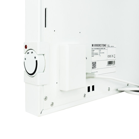 Mirrorstone 1400W Air Infrared + Convection Vertical Heating Panel With Manual Thermostat