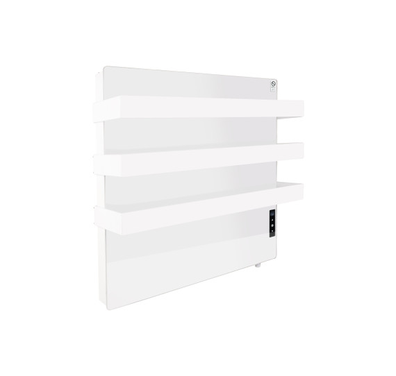 500W Quartz Glass Wi-Fi Towel Rail Infrared Heating Panel (Available in Black or White) - Electric Panel Heater