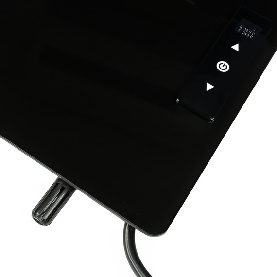 900W Quartz Glass Wi-Fi Towel Rail Infrared Heating Panel (Available in Black or White) - Electric Panel Heater