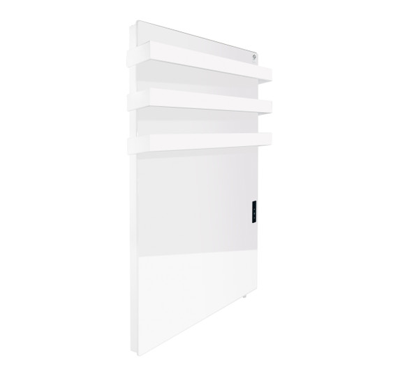 900W Quartz Glass Wi-Fi Towel Rail Infrared Heating Panel (Available in Black or White) - Electric Panel Heater