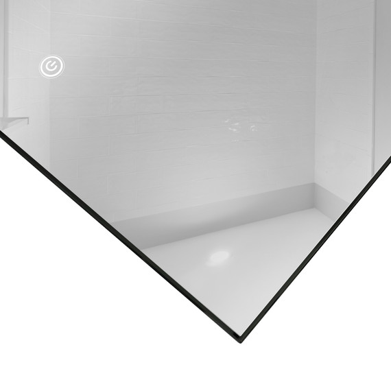 260W LED Backlit Mirrored Wi-Fi Infrared Heating Panel - Electric Panel Heater