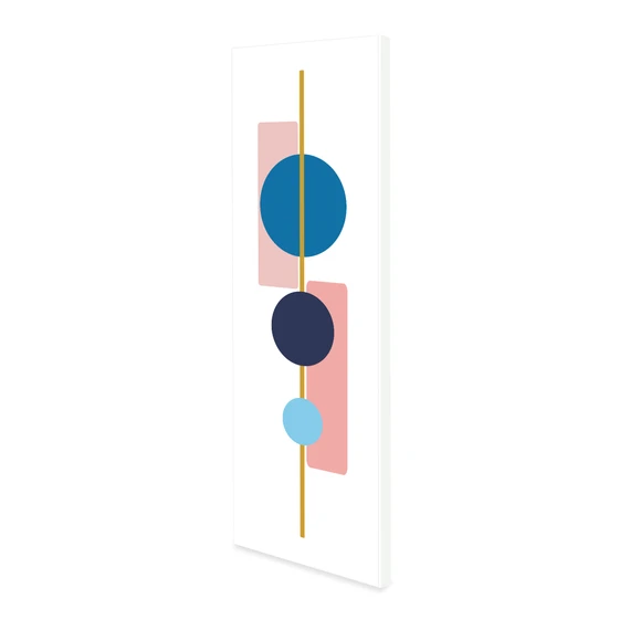 550W Abstract Geometry Picture Prime Infrared Heating Panel 1200 x 400 - Electric Wall Panel Heater