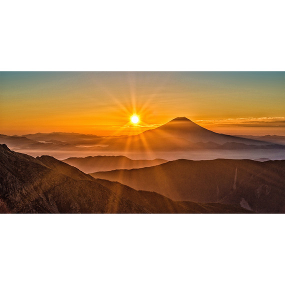 900W Sunset Mountains Picture Prime Infrared Heating Panel 1200 x 600 - Electric Wall Panel Heater