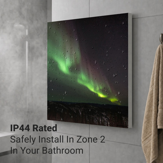 900W Aurora Borealis Picture Prime Infrared Heating Panel 1200 x 600 - Electric Wall Panel Heater