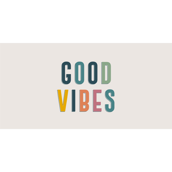 900W Good Vibes Picture Prime Infrared Heating Panel 1200 x 600 - Electric Wall Panel Heater
