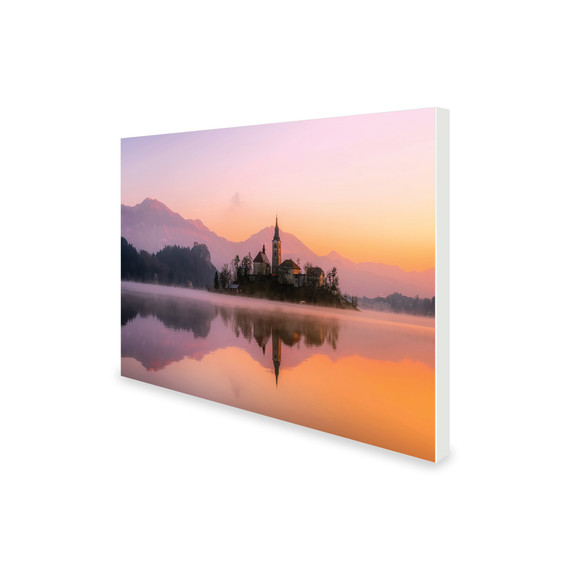 300W Dreamy Lake  Picture Prime Infrared Heating Panel 600 x 400 - Electric Wall Panel Heater