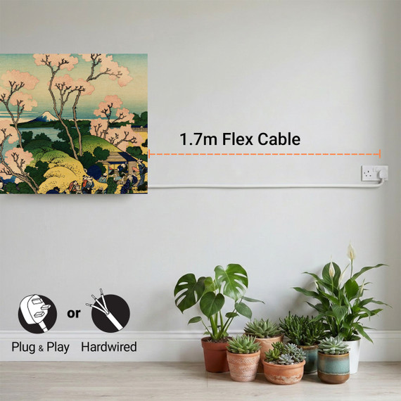 300W Goten Yama Hill Shinagawa on the Tokaido Picture Prime Infrared Heating Panel 600 x 400 - Electric Wall Panel Heater