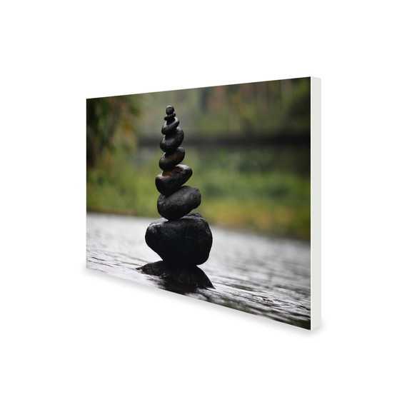 300W Water Pebbles Picture Prime Infrared Heating Panel 600 x 400 - Electric Wall Panel Heater