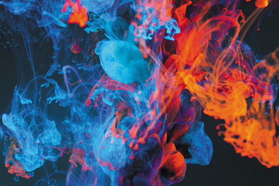 300W Dancing Smoke Picture Prime Infrared Heating Panel 600 x 400 - Electric Wall Panel Heater