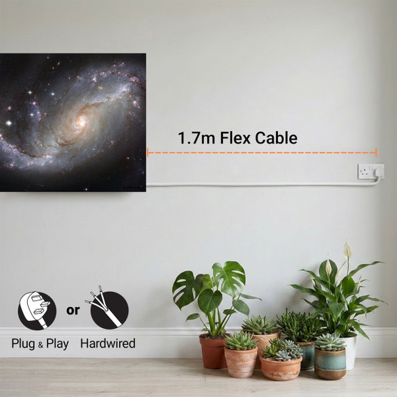 300W Andromeda Picture Prime Infrared Heating Panel 600 x 400 - Electric Wall Panel Heater