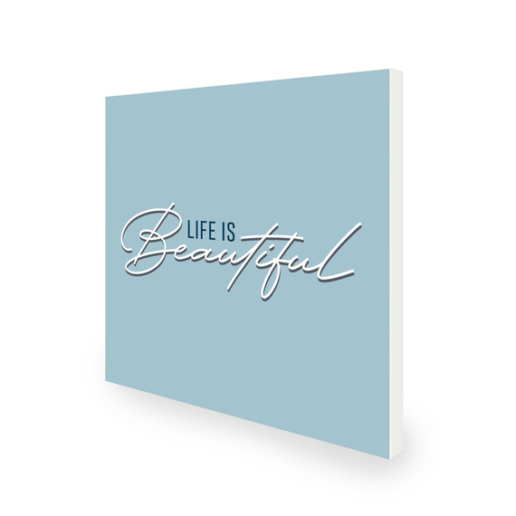 450W Life Is Beautiful Picture Prime Infrared Heating Panel 600 x 600 - Electric Wall Panel Heater