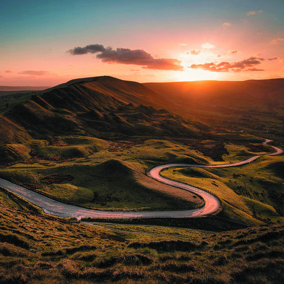 450W Rural Sunset Picture Prime Infrared Heating Panel 600 x 600 - Electric Wall Panel Heater