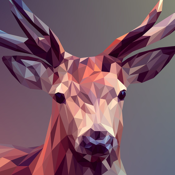 450W A Deer In Pixels Picture Prime Infrared Heating Panel 600 x 600 - Electric Wall Panel Heater