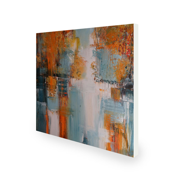 450W Autumn Lake Paint Picture Prime Infrared Heating Panel 600 x 600 - Electric Wall Panel Heater