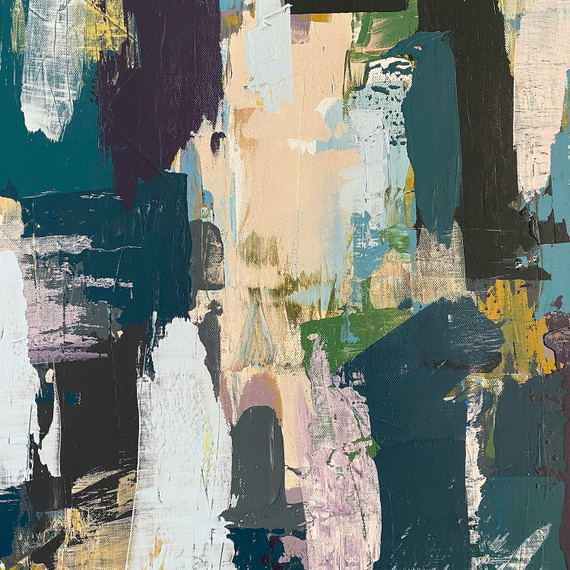 450W Classic Abstract Picture Prime Infrared Heating Panel 600 x 600 - Electric Wall Panel Heater