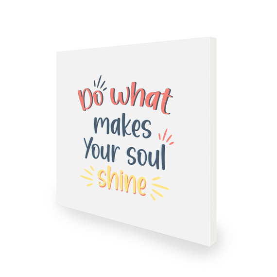 450W Do What Makes Your Soul Shine Picture Prime Infrared Heating Panel 600 x 600 - Electric Wall Panel Heater