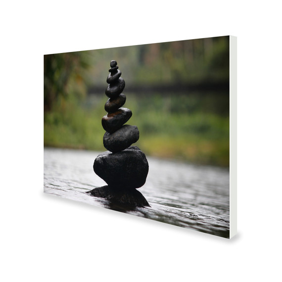 700W Water Pebbles Picture Prime Infrared Heating Panel 900 x 600 - Electric Wall Panel Heater