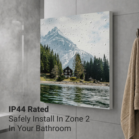 700W Swiss Chalet Picture Prime Infrared Heating Panel 900 x 600 - Electric Wall Panel Heater