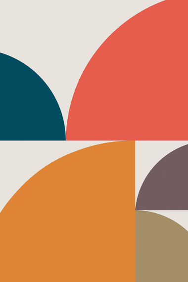 700W Abstract Circles Picture Prime Infrared Heating Panel 900 x 600 - Electric Wall Panel Heater