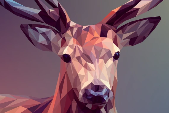 700W A Deer In Pixels Picture Prime Infrared Heating Panel 900 x 600 - Electric Wall Panel Heater