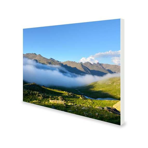 700W Rolling Cloud Picture Prime Infrared Heating Panel 900 x 600 - Electric Wall Panel Heater