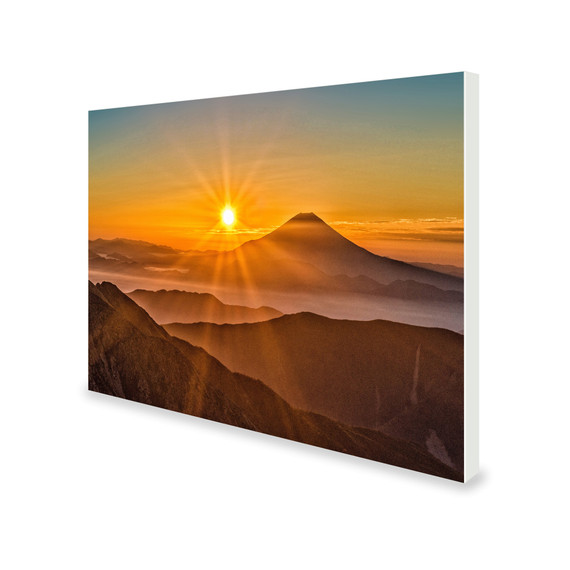 700W Sunset Mountains Picture Prime Infrared Heating Panel 900 x 600 - Electric Wall Panel Heater
