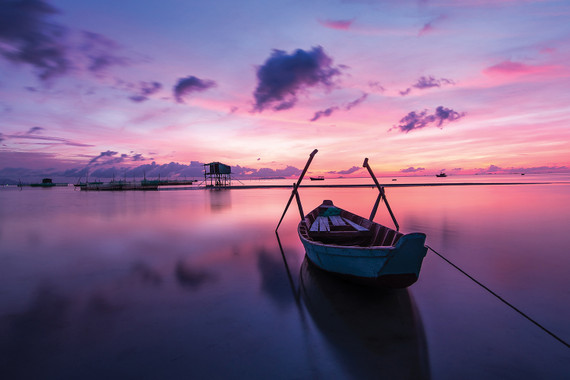 700W Maldives Twilight Picture Prime Infrared Heating Panel 900 x 600 - Electric Wall Panel Heater