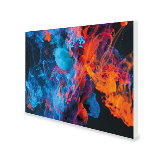 700W Dancing Smoke Picture Prime Infrared Heating Panel 900 x 600 - Electric Wall Panel Heater