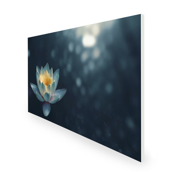 1100W Pond Lilly Picture Prime Infrared Heating Panel 1100 x 700 - Electric Wall Panel Heater