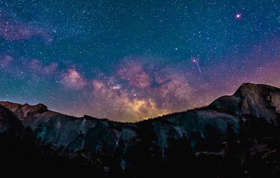 1100W Milky Way Picture Prime Infrared Heating Panel 1100 x 700 - Electric Wall Panel Heater