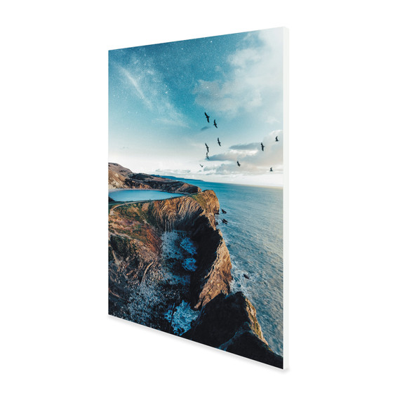 1100W Mystical Lagoon Picture Prime Infrared Heating Panel 1100 x 700 - Electric Wall Panel Heater
