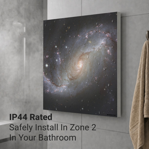 1100W Andromeda Picture Prime Infrared Heating Panel 1100 x 700 - Electric Wall Panel Heater