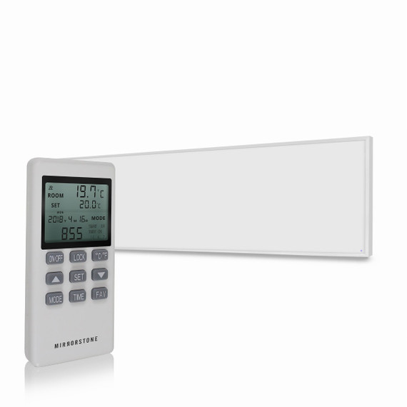 GRADE A - 350W UltraSlim NXT Gen Infrared Heating Panel - Electric Panel Heater Black Frame
