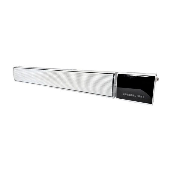 GRADE C - 1.8kw White Zenos Bar Heater Non Remote